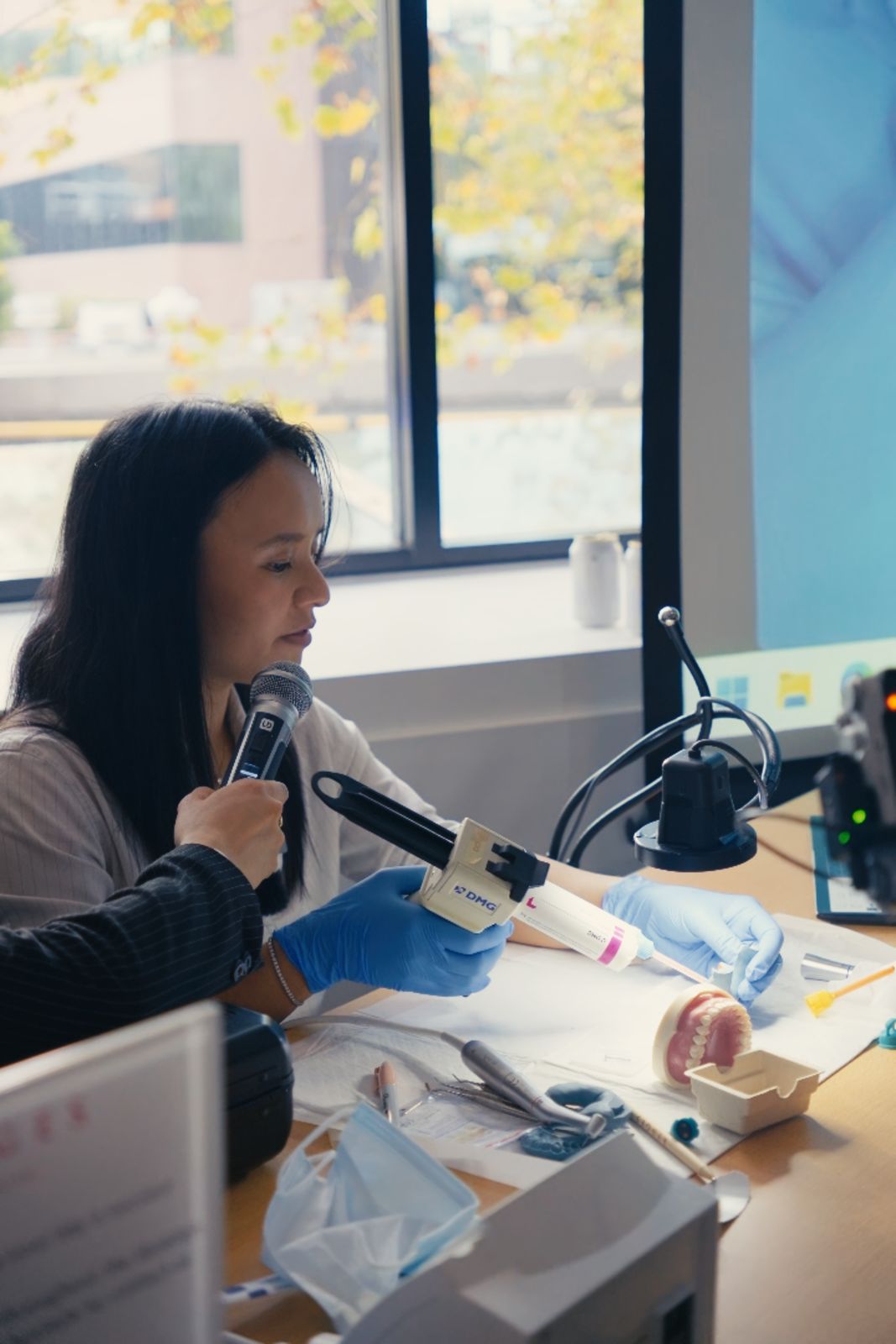 Dr. Jackie Ngo demonstrating during the masterclass